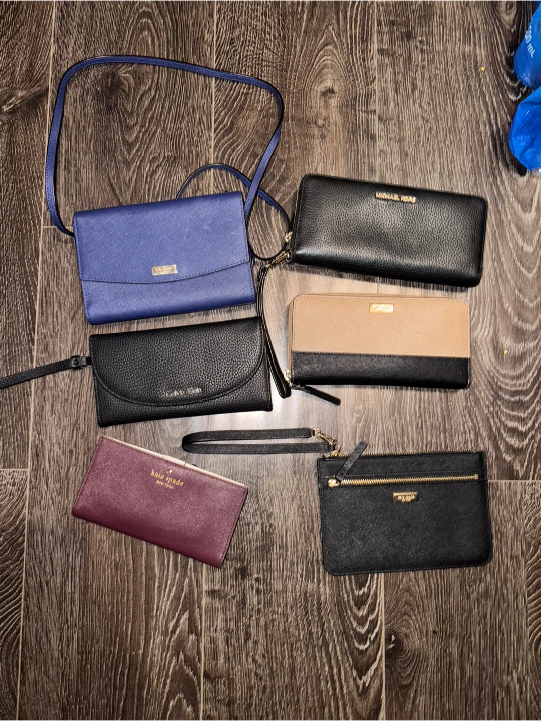Mixed Lot of Designer Wallets - Kate Spade, Michael Kors