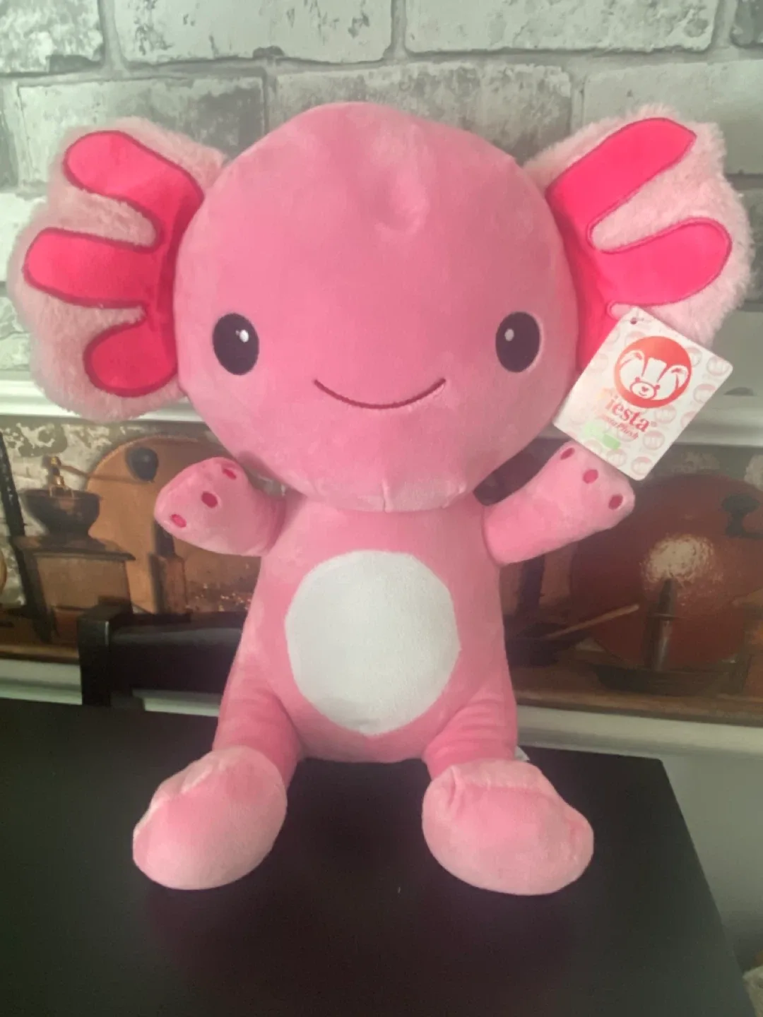 NEW! Rose the Axolotl/-Salamander Plush Toy with tags! image indicator(5)