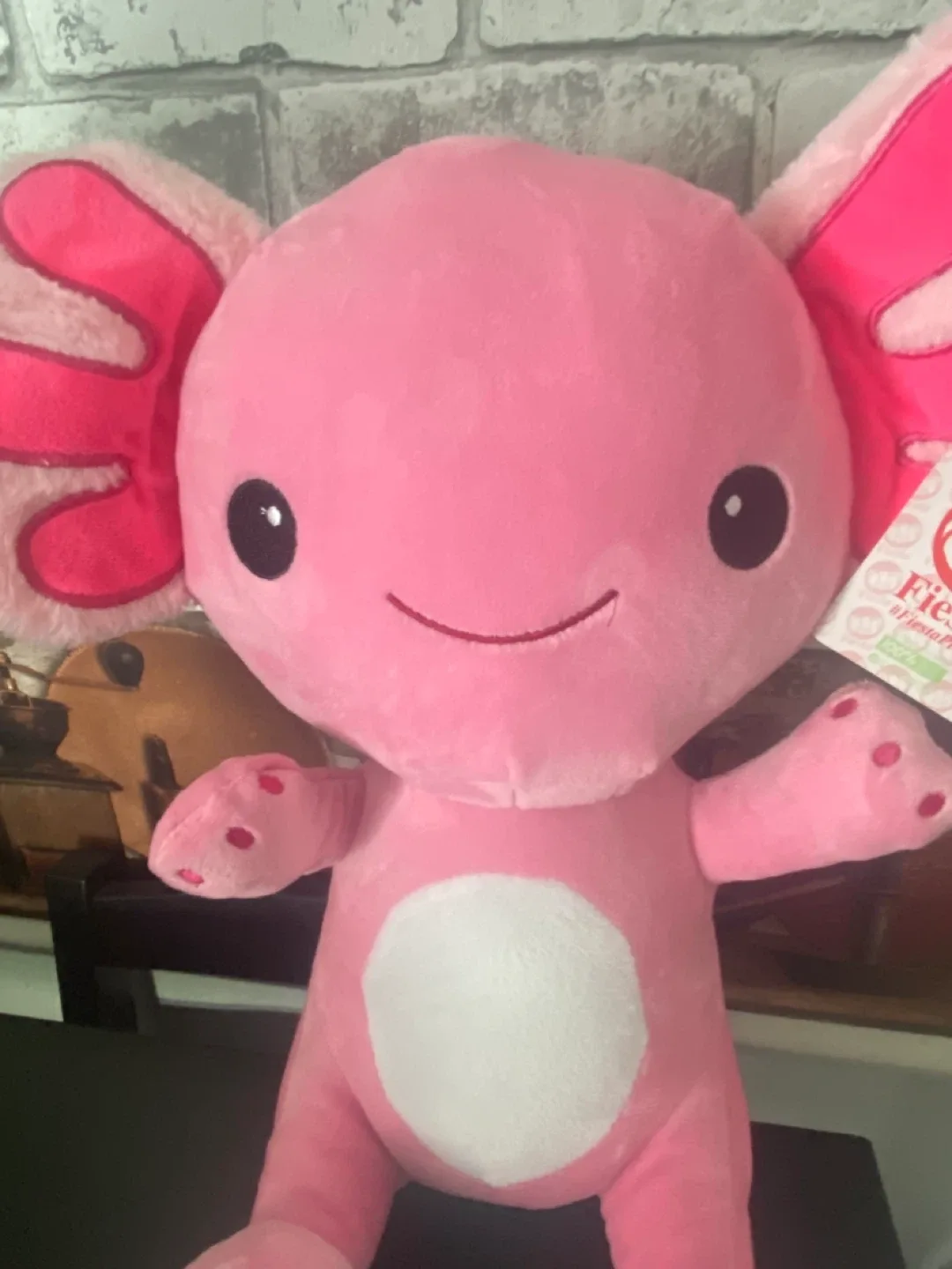NEW! Rose the Axolotl/-Salamander Plush Toy with tags! image indicator(3)