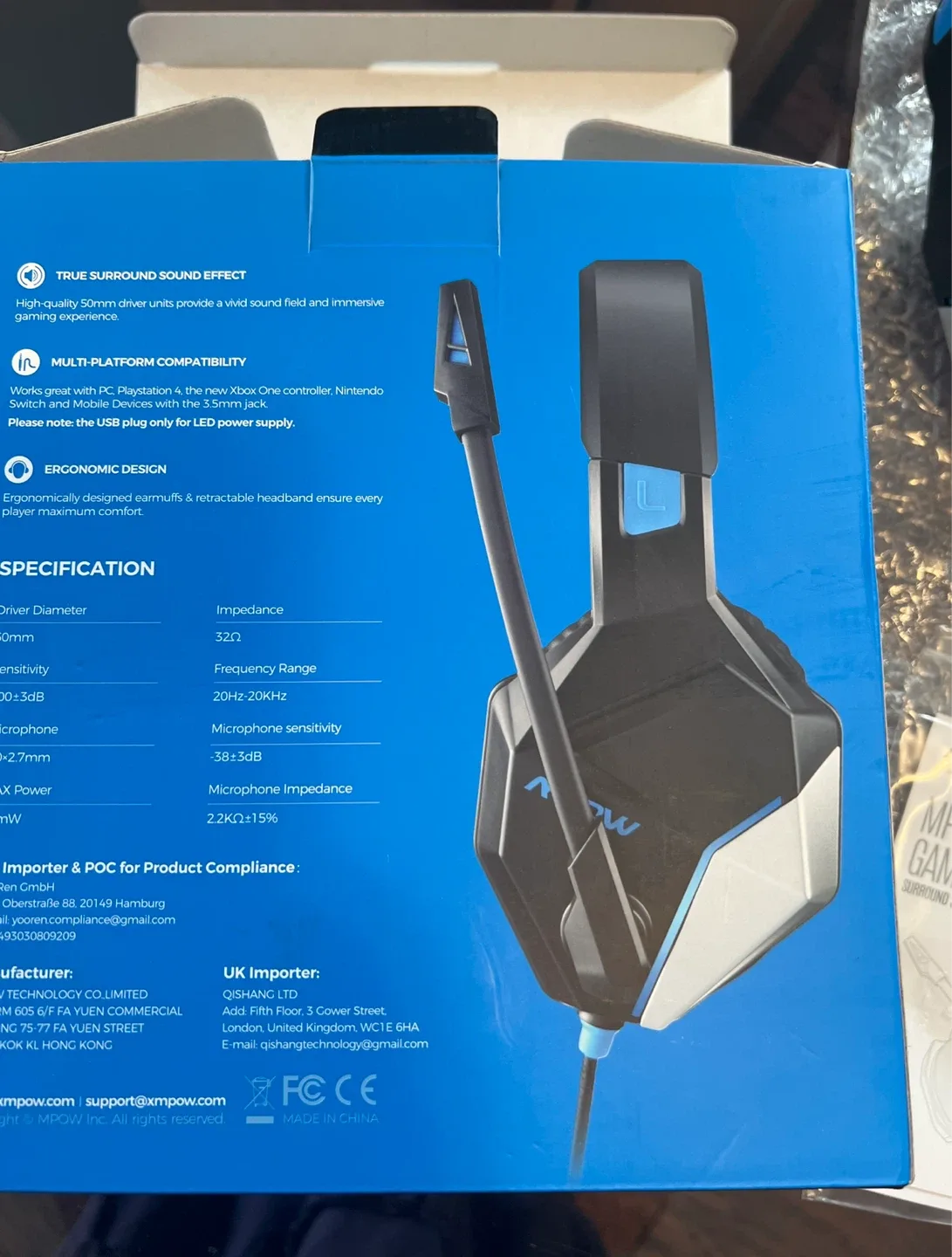 Mpow EG10 Gaming Headset with Surround Sound image indicator(2)