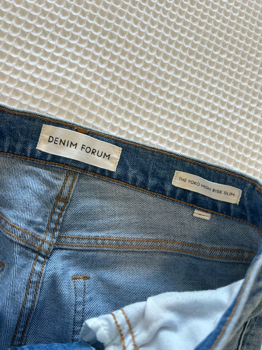 Denim forum yoko high rise slim size26 image indicator(6)