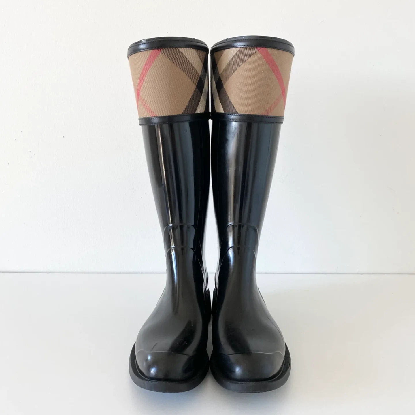 Burberry Crosshill Housecheck Rain Boots thumbnail