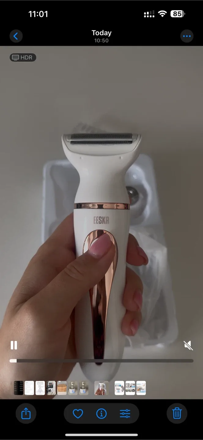 EESKA 2-in-1 Ladies Shaver - Pink image indicator(5)