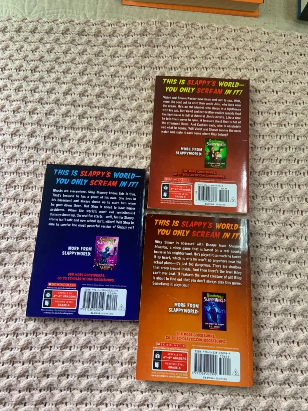Goosebumps SlappyWorld Books by R.L. Stine image indicator(4)