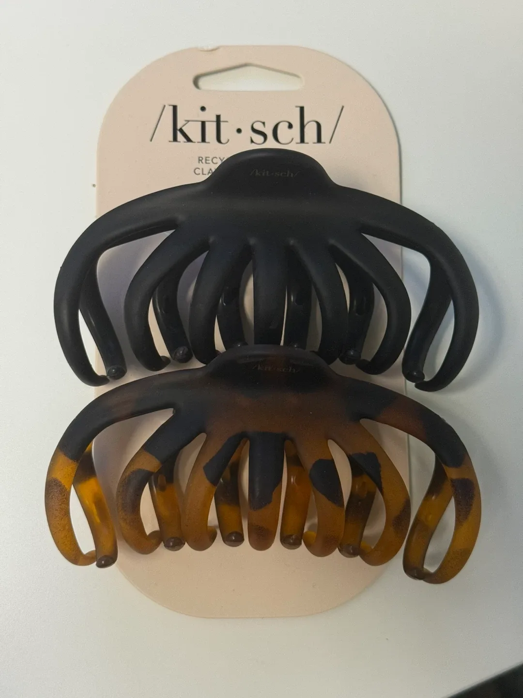 Kitsch Recycled Plastic Octopus Claw Clips - New