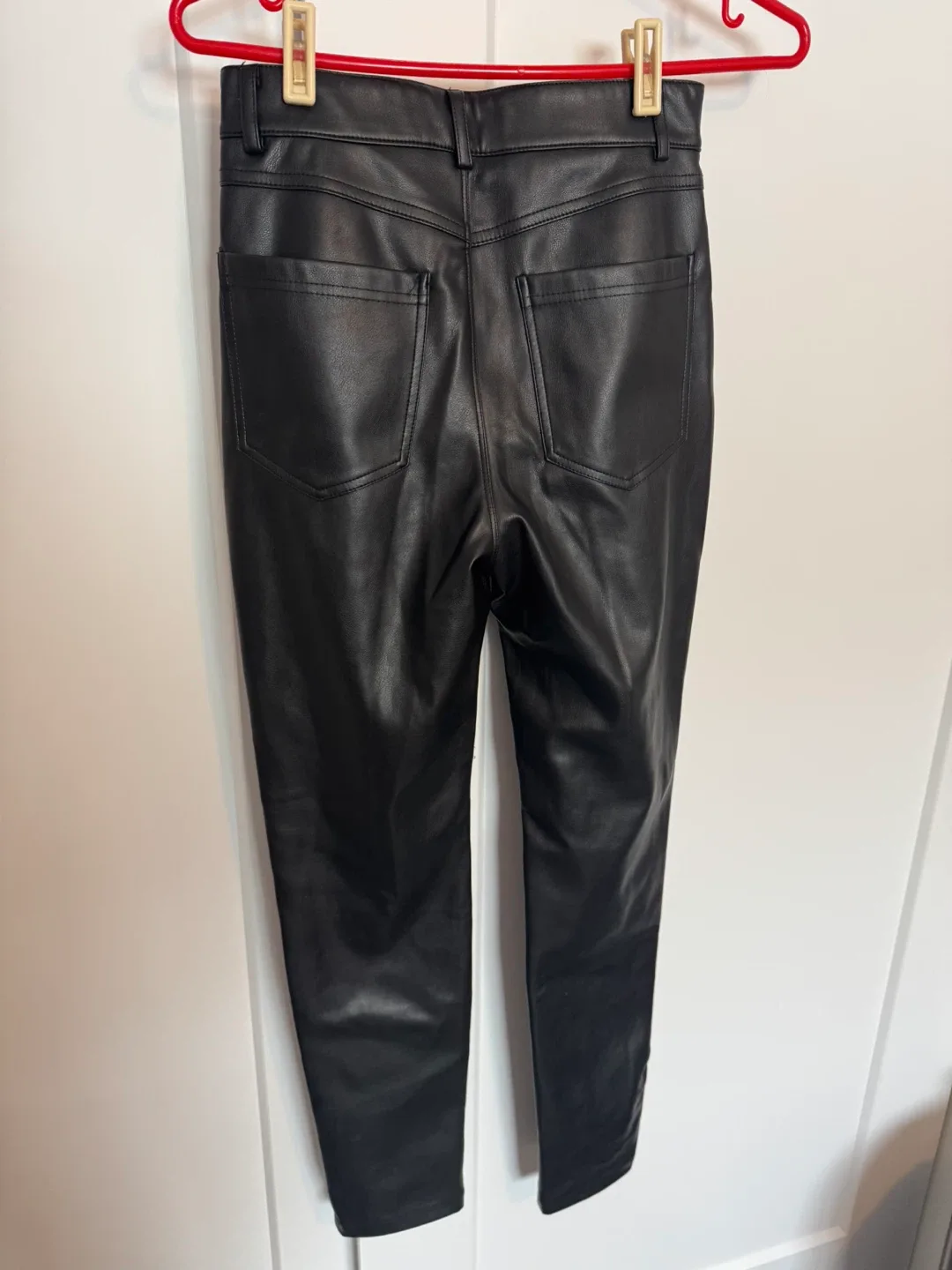 Dynamite Black Faux Leather Pants - Size 0 image indicator(2)