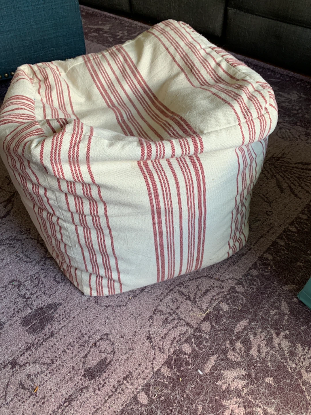 Striped Bean Bag Chair