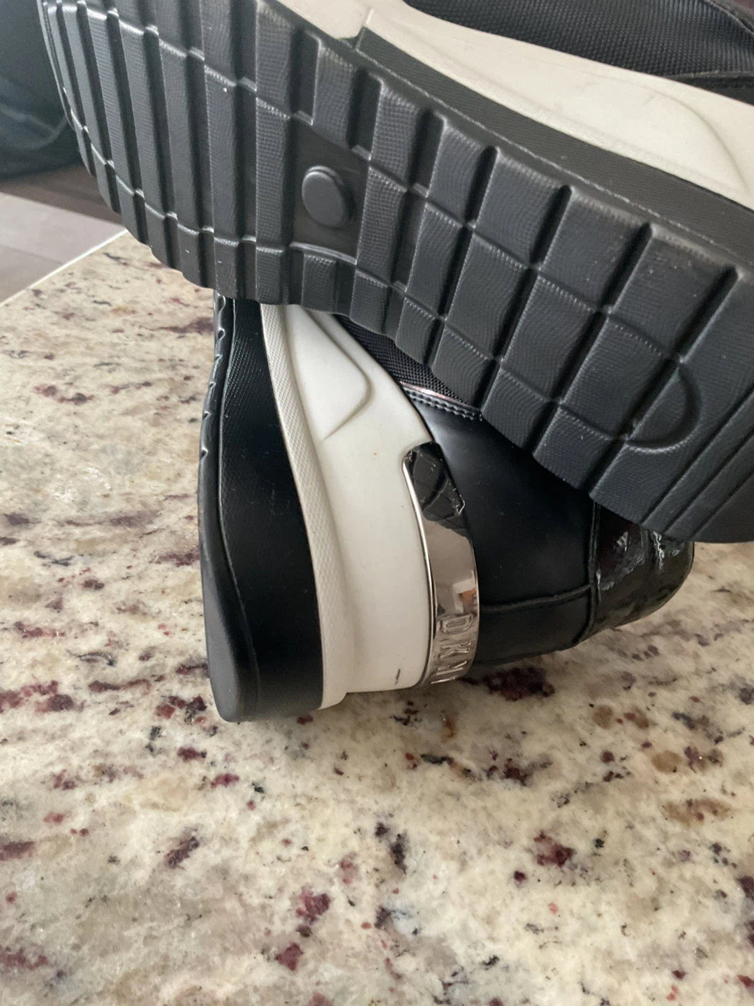 DKNY Black Zipper Detail Sneakers - photo 2