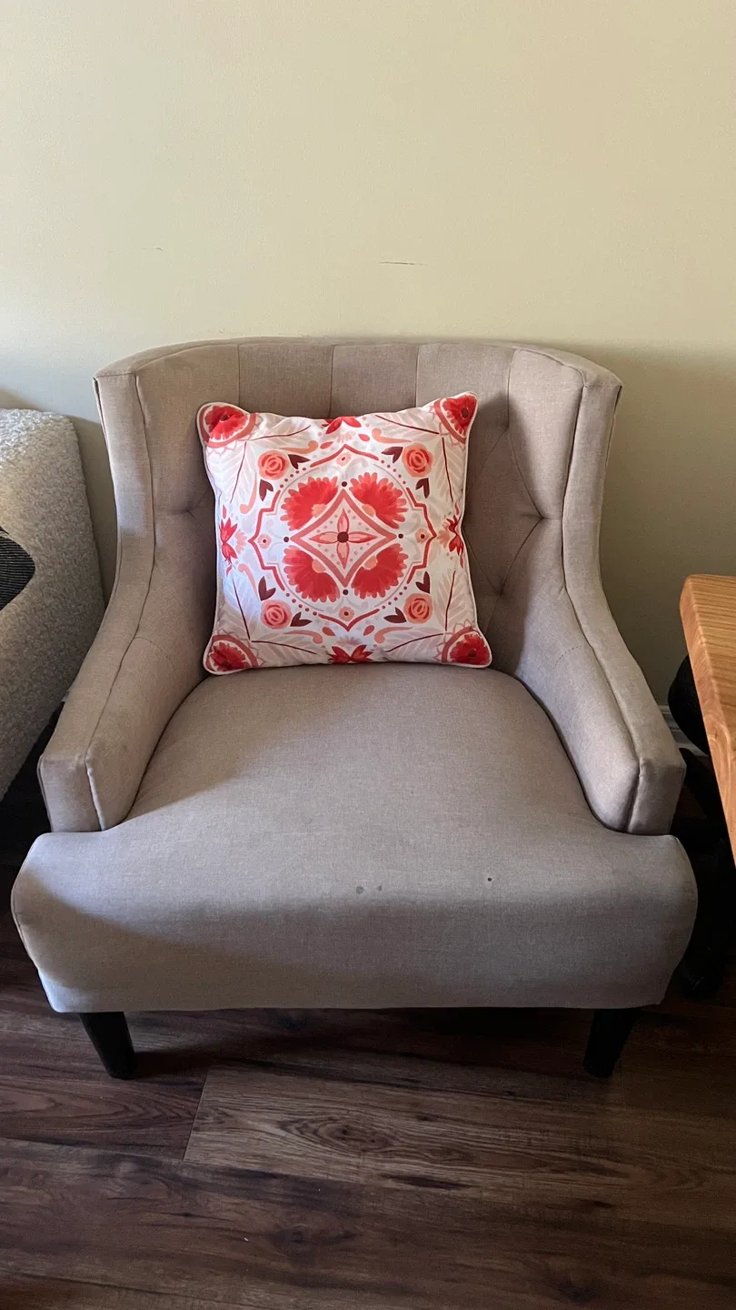 Beige Armchair thumbnail