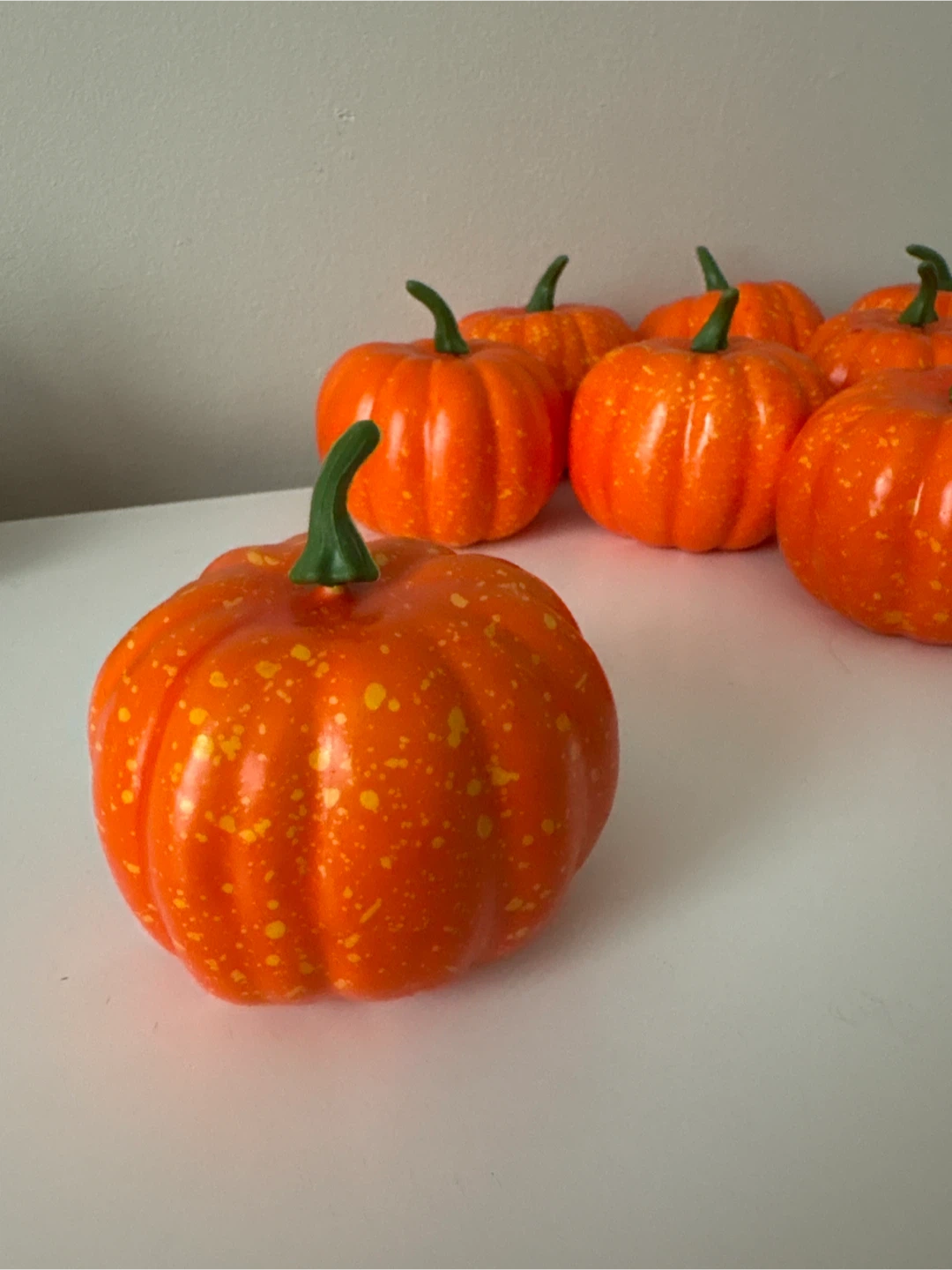 New Set 10 Orange Decorative Pumpkins - photo 2