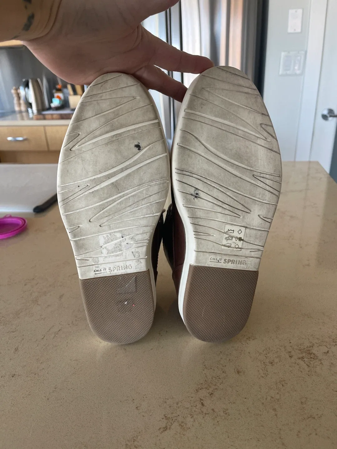 Brown Leather Lace-Up Ankle Boots image indicator(6)