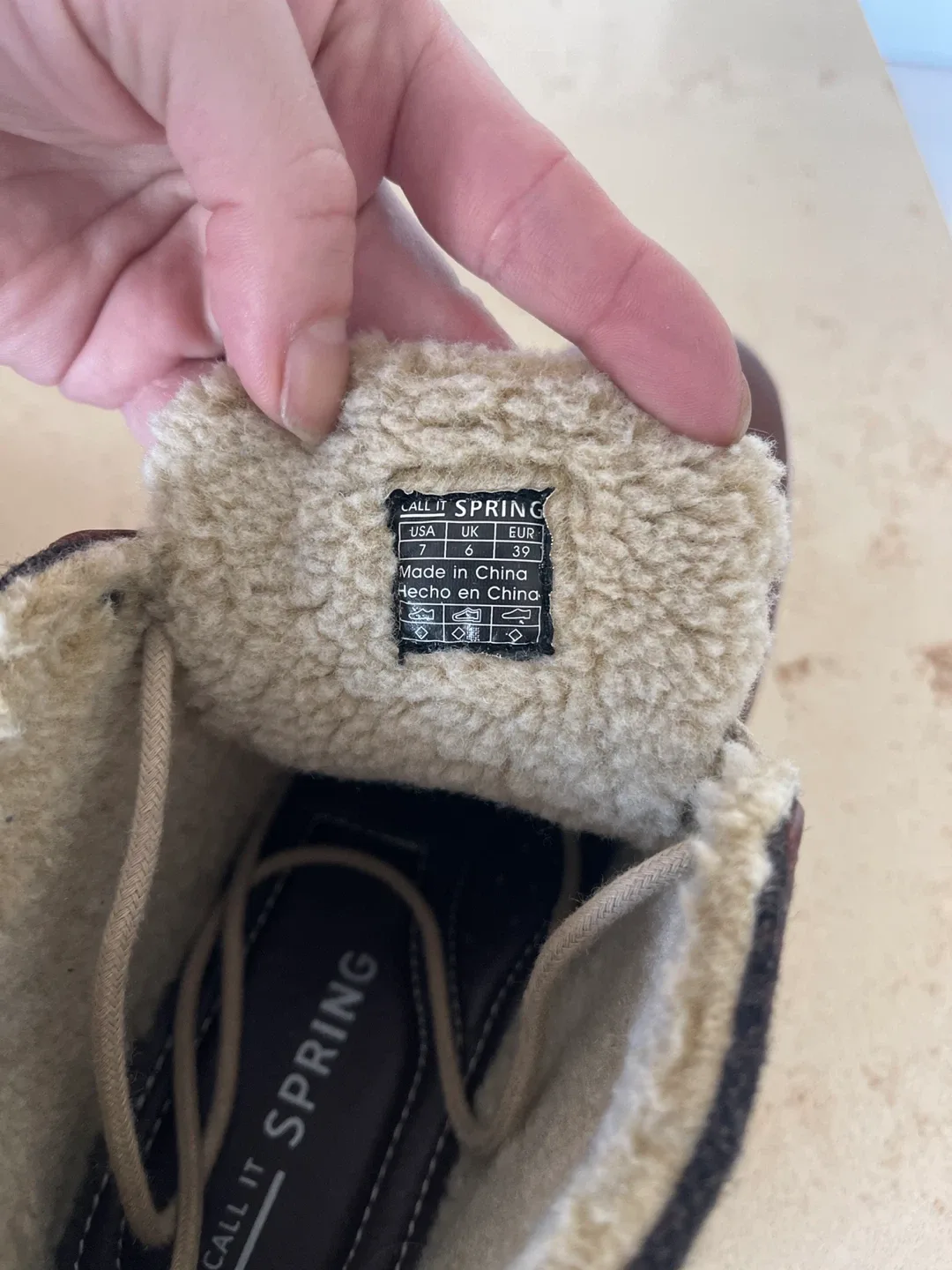 Brown Leather Lace-Up Ankle Boots image indicator(7)