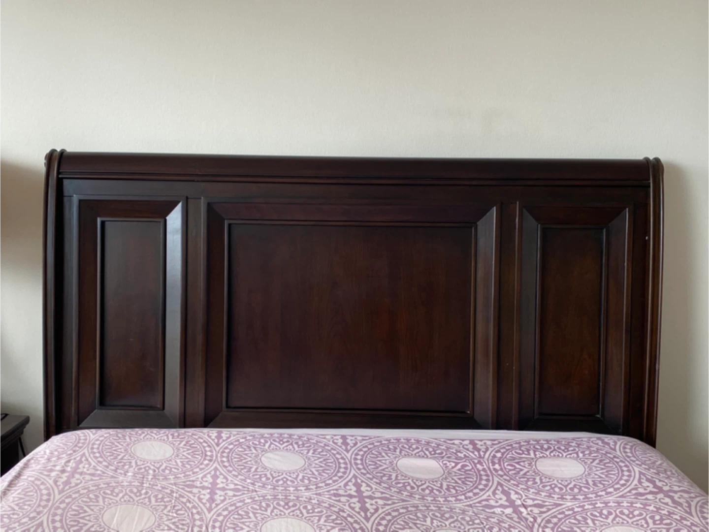 Dark Wood Queen Bed Frame with Storage - photo 4