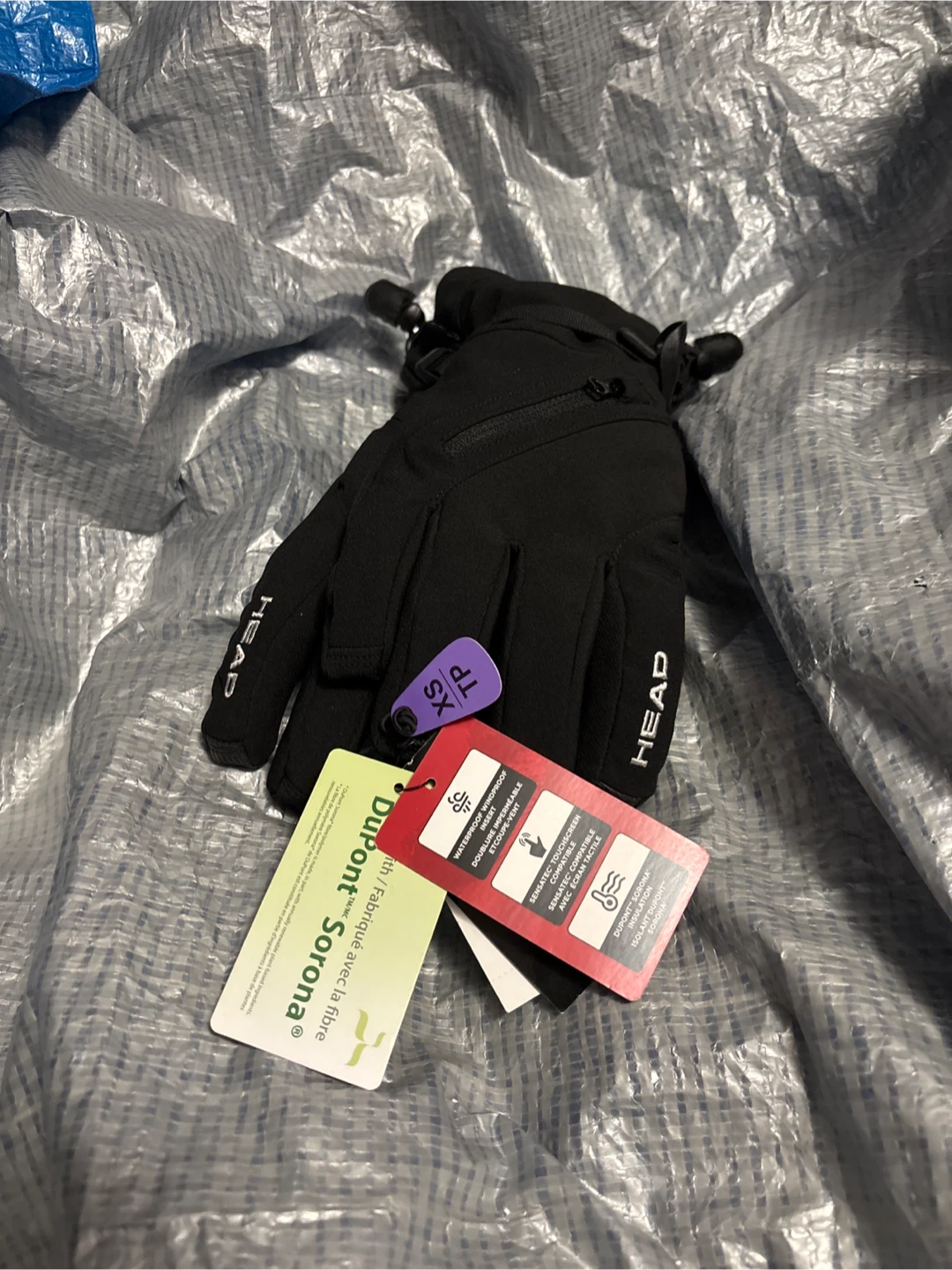 Head Waterproof Winter Gloves - XS
