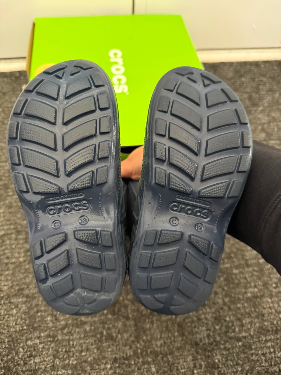 Crocs Handle It Rain Boots - Navy, Size C12 - photo 2