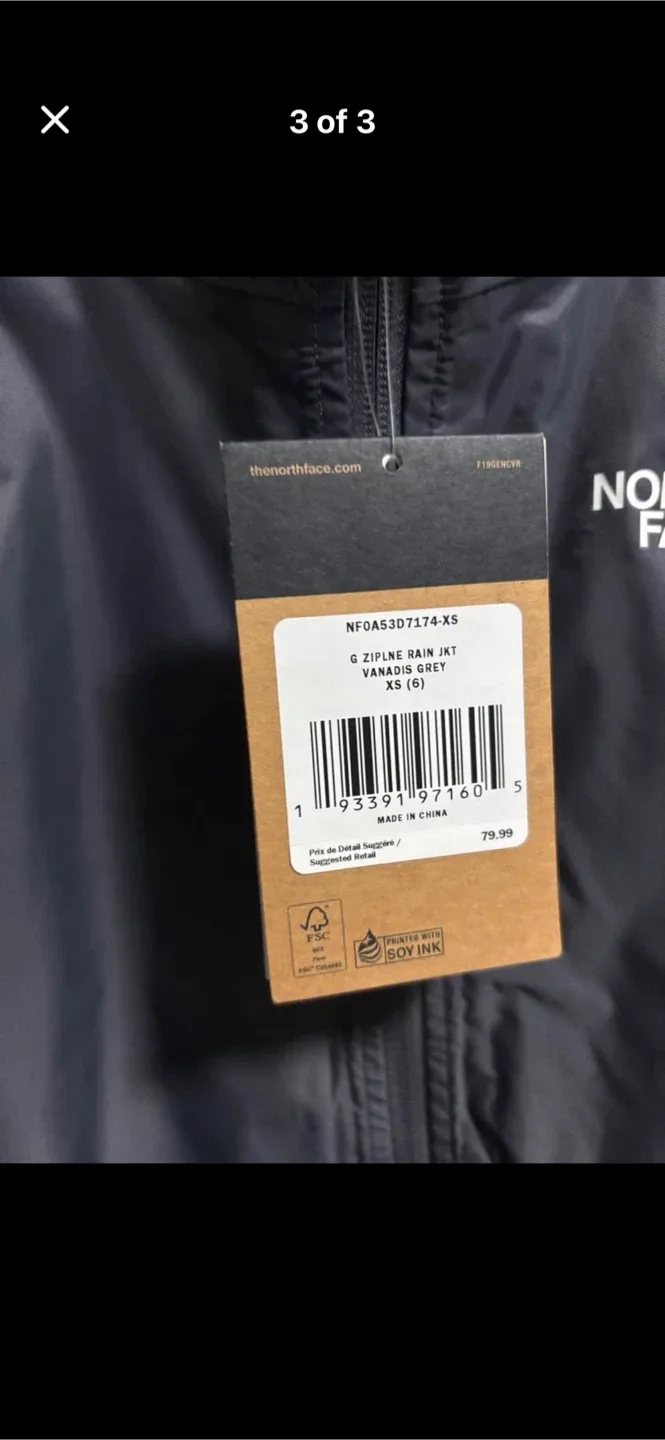 The North Face Zipline Rain Jacket - XS image indicator(3)