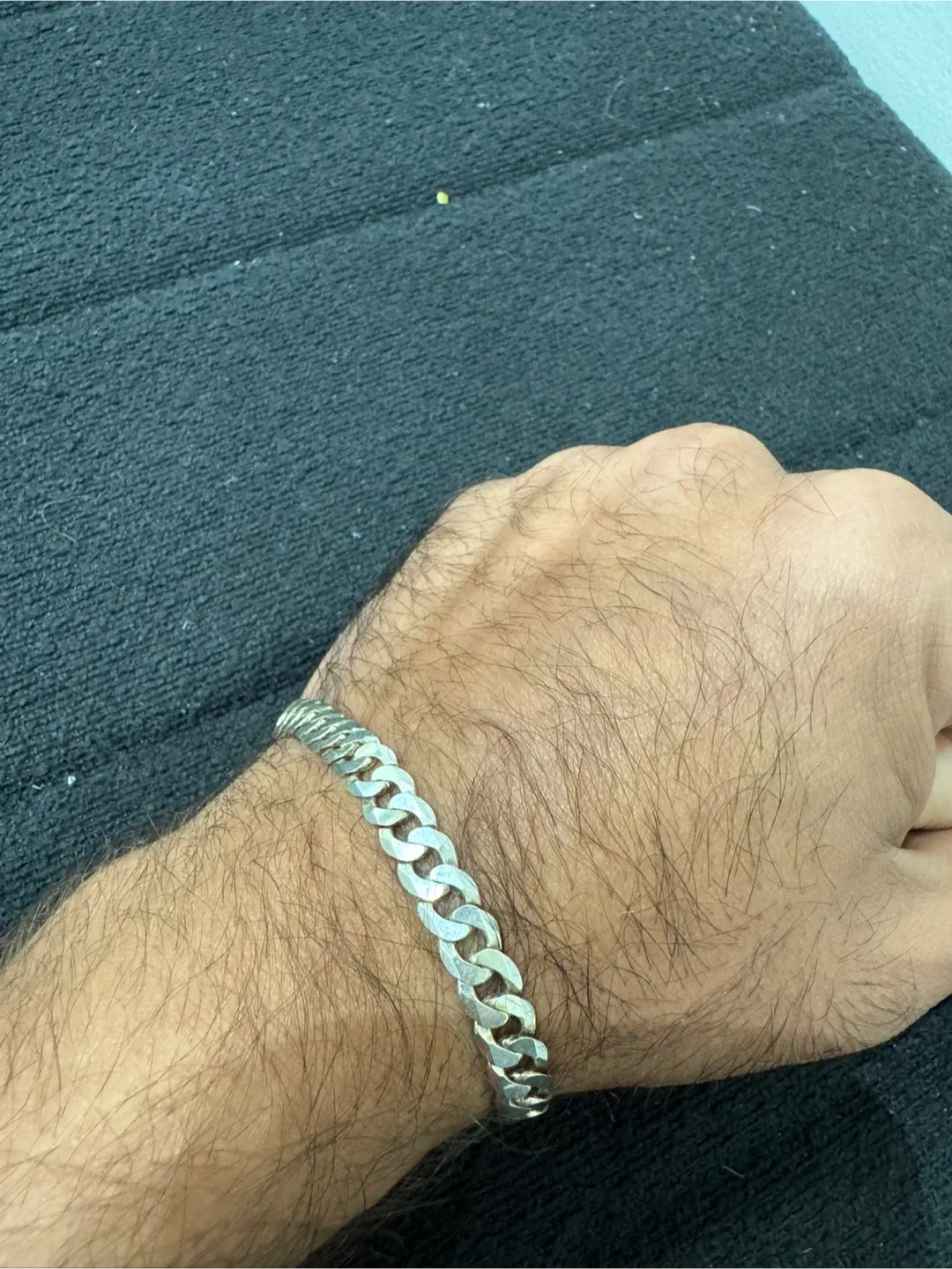Sterling 925 Silver Curb Chain Bracelet 12g image indicator(5)