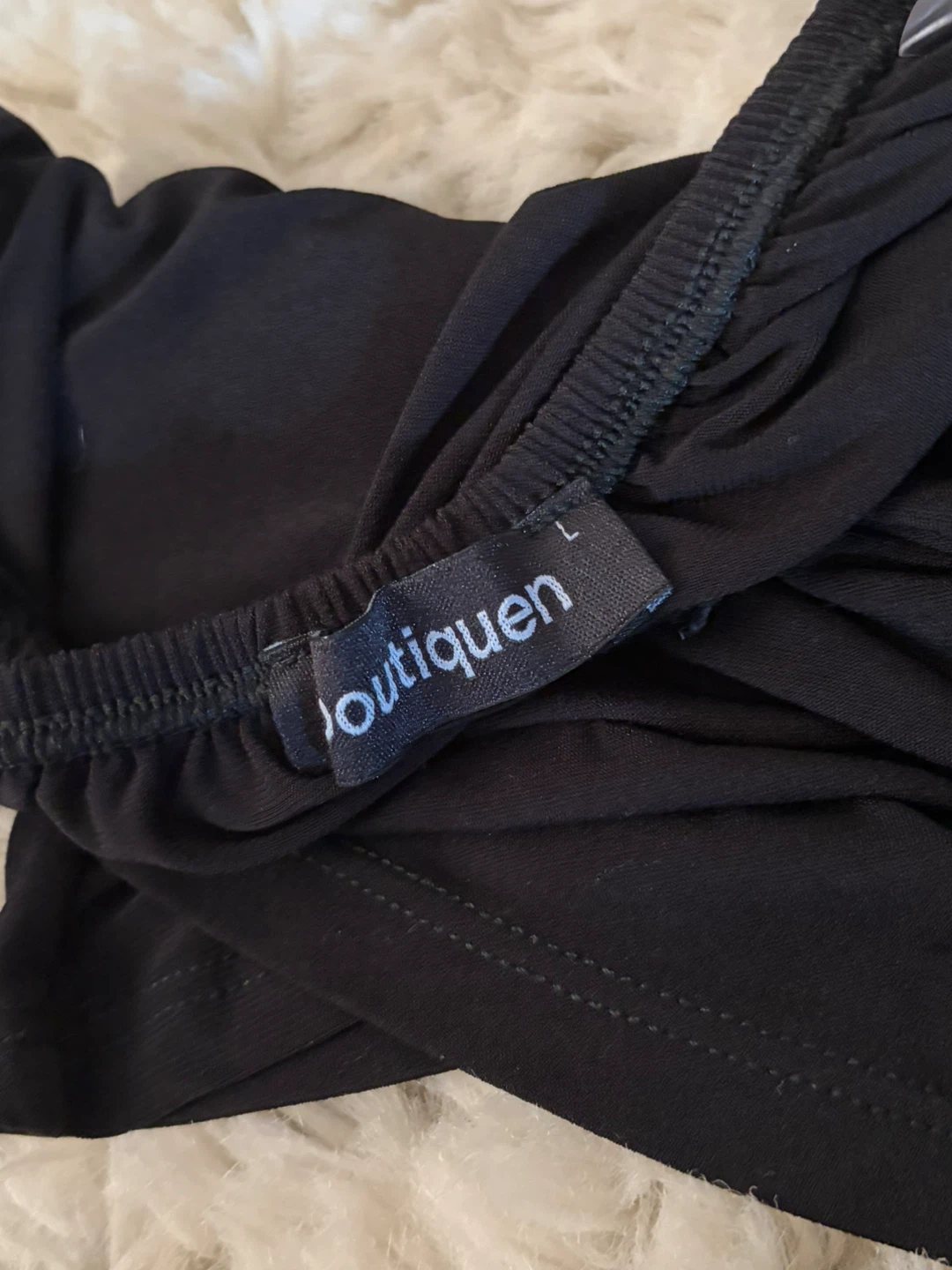 Boutique Black Strapless Top - photo 4