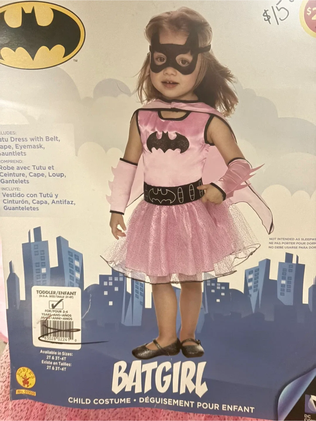 Batgirl Child Costume - Toddler Size 3-4 thumbnail