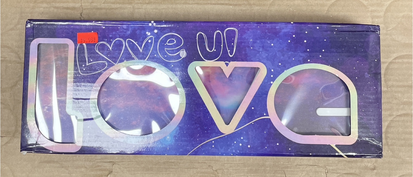 LOVE LED Decorative Light with Box - photo 2