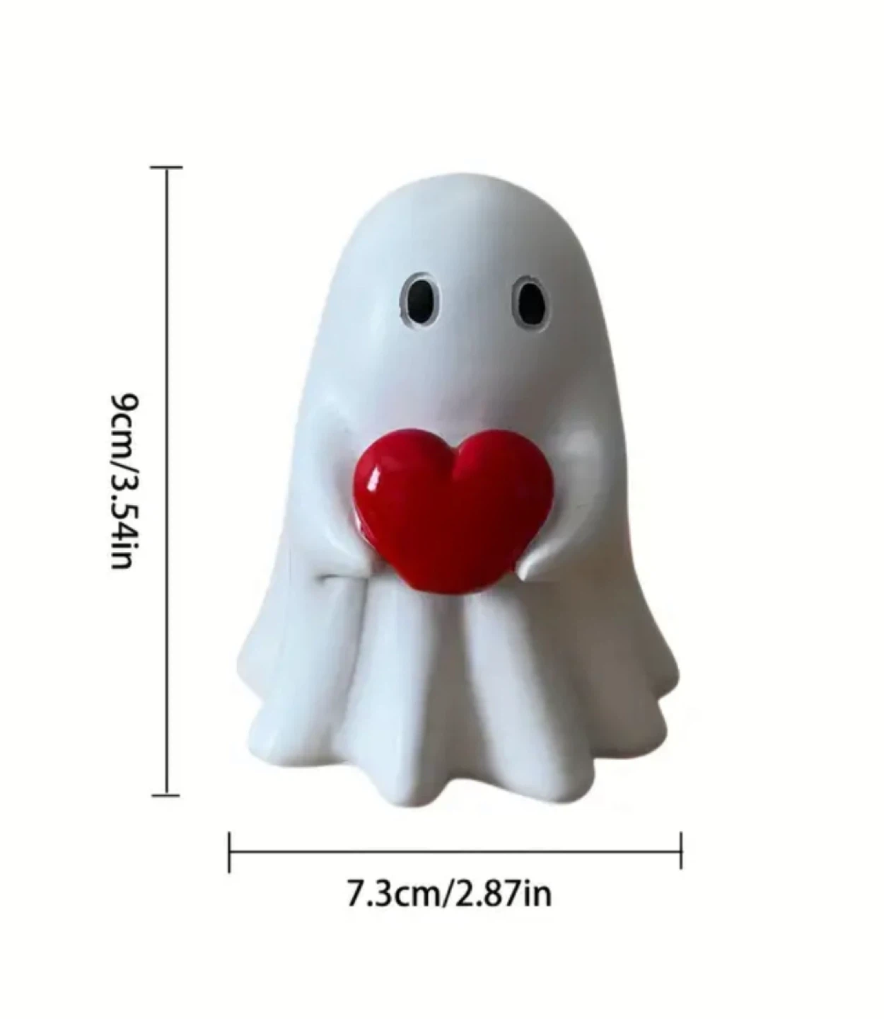 Cute Ghost, Cat Decor Halloween- 3.5" Tall - photo 3