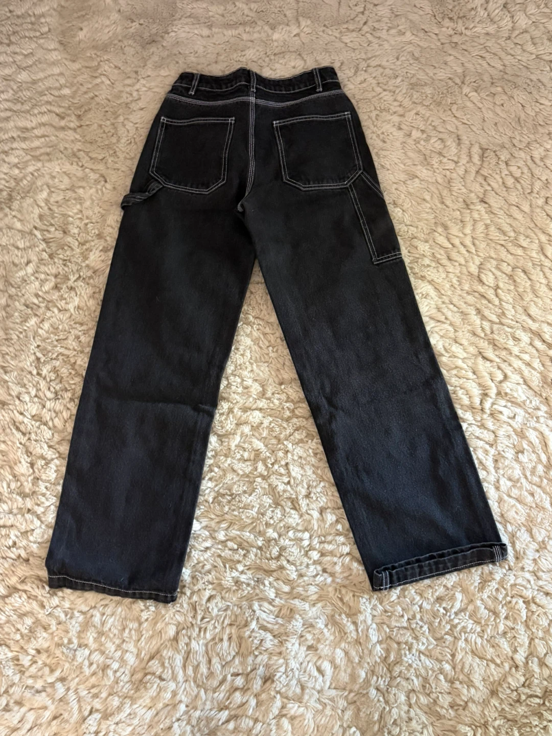 Refuge Denim Black Carpenter Pants - Size 0 - photo 3