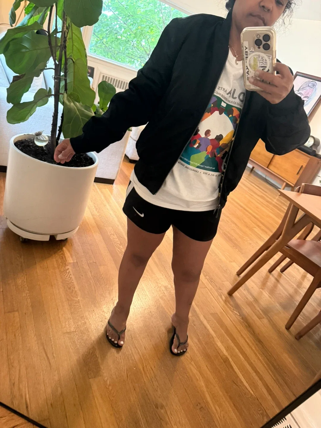 Versace Black Bomber Jacket - Size 46 image indicator(9)