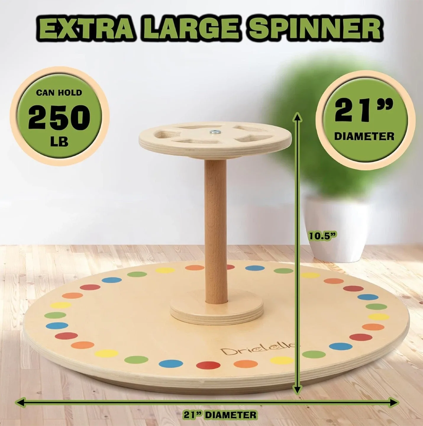 Dridielle Extra Large Spinner - Holds up to 250 lbs image indicator(3)