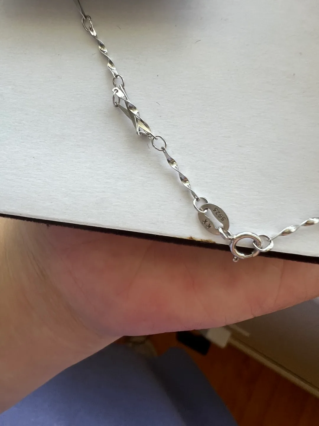 Silver Necklace with Pendant image indicator(7)