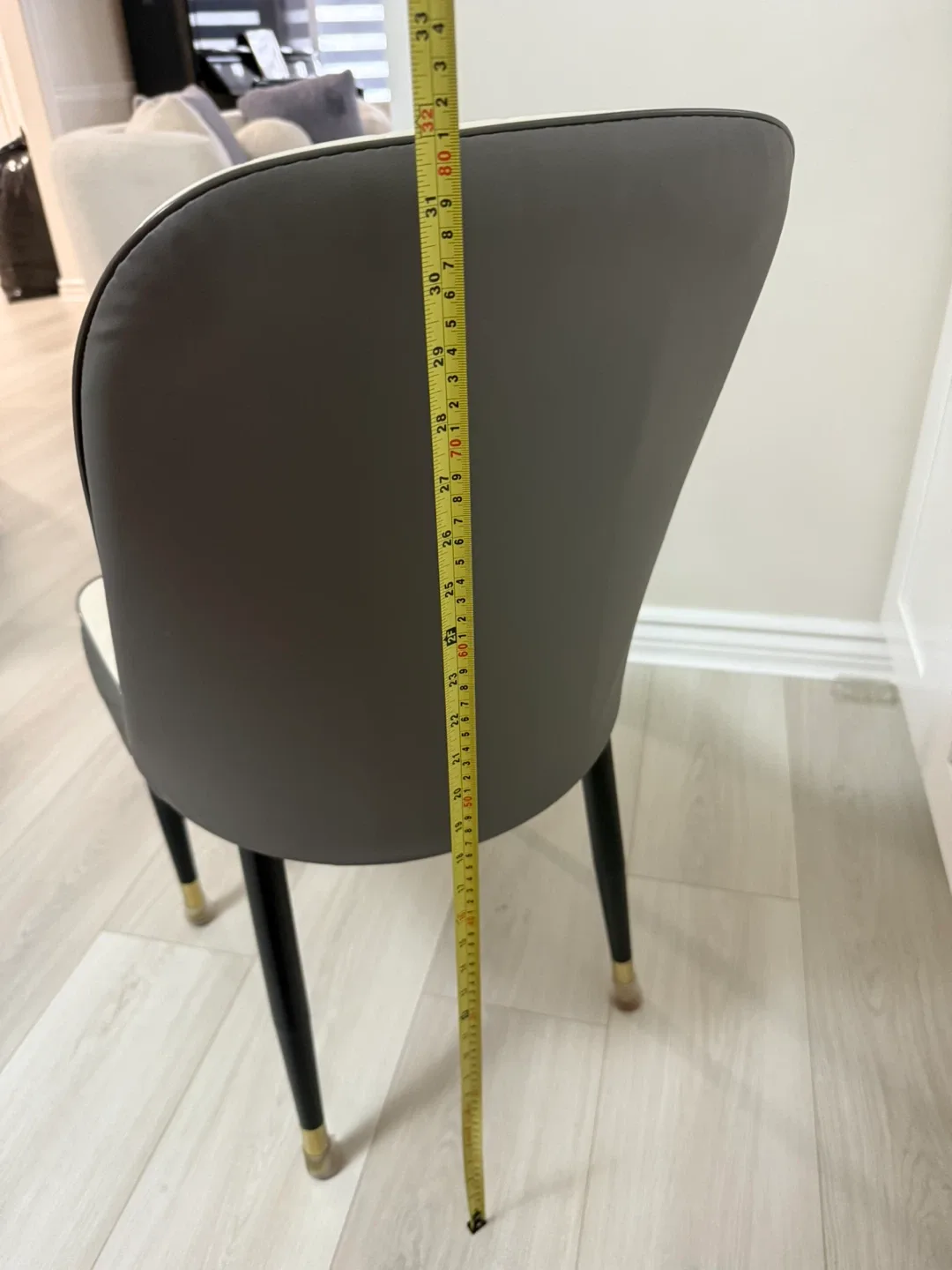 Dining Chair - Beige & Grey Accent image indicator(2)