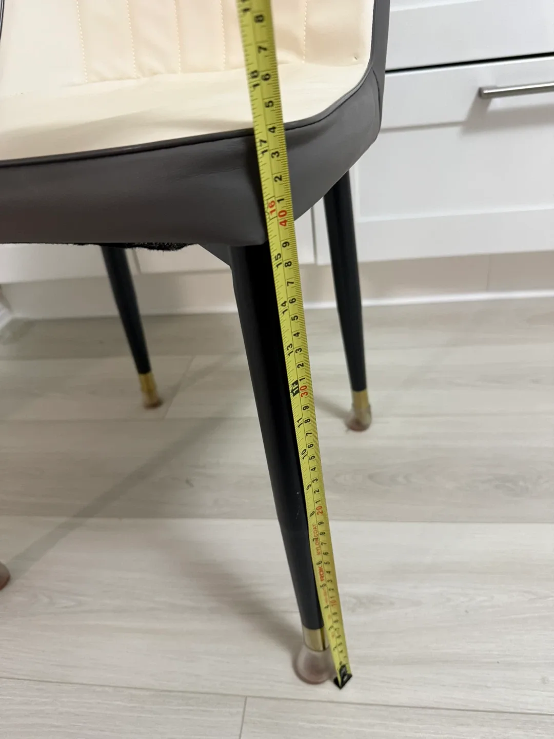 Dining Chair - Beige & Grey Accent image indicator(3)