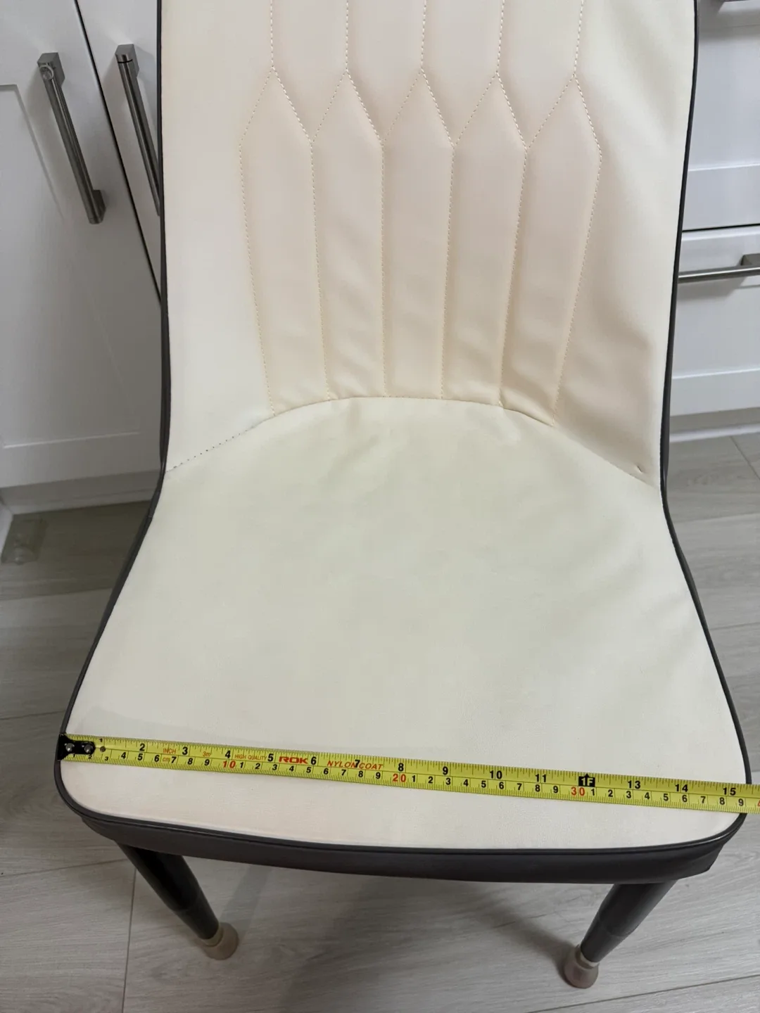 Dining Chair - Beige & Grey Accent image indicator(4)