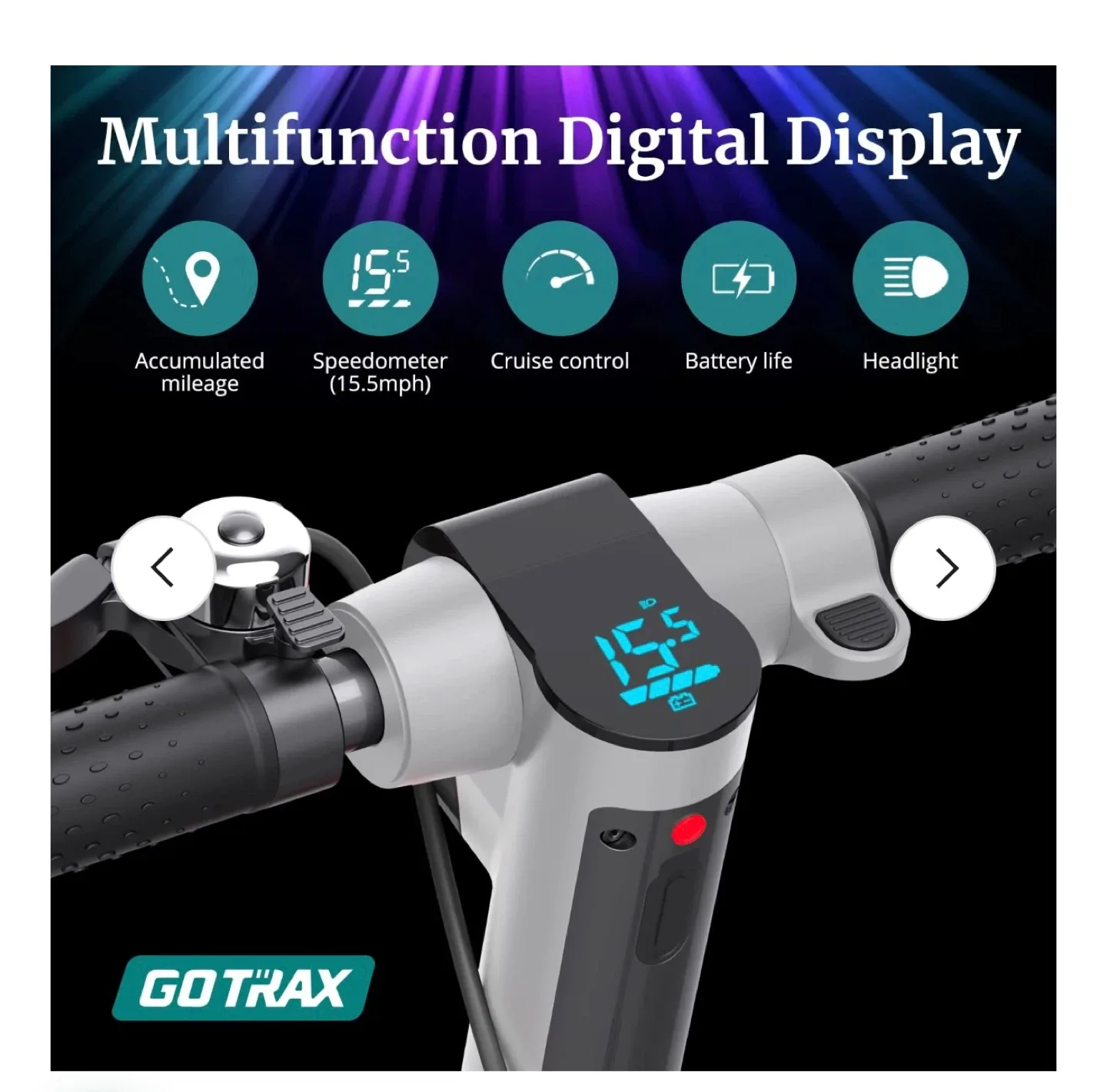 Gotrax Electric Scooter Altra XR - Great Condition! image indicator(3)