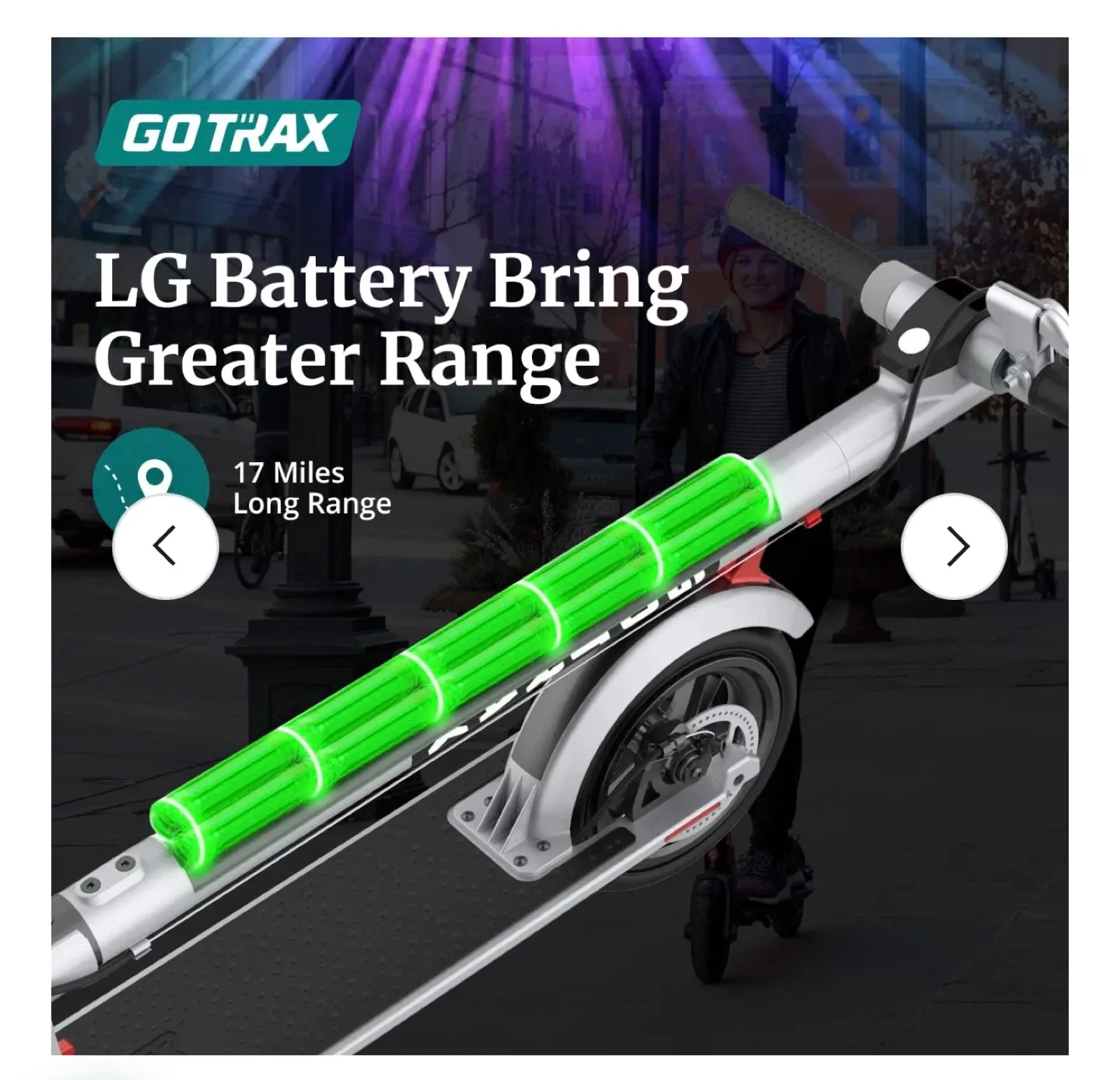 Gotrax Electric Scooter Altra XR - Great Condition! image indicator(4)