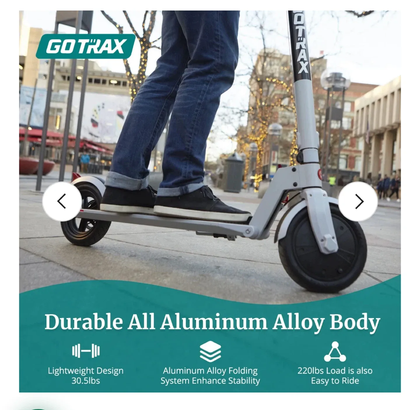 Gotrax Electric Scooter Altra XR - Great Condition! image indicator(8)