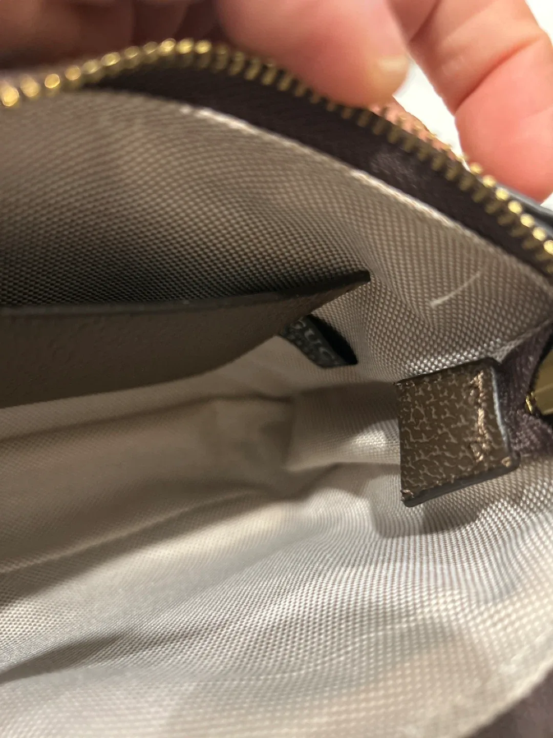 Gucci Brown GG Marmont Mini Baguette image indicator(6)