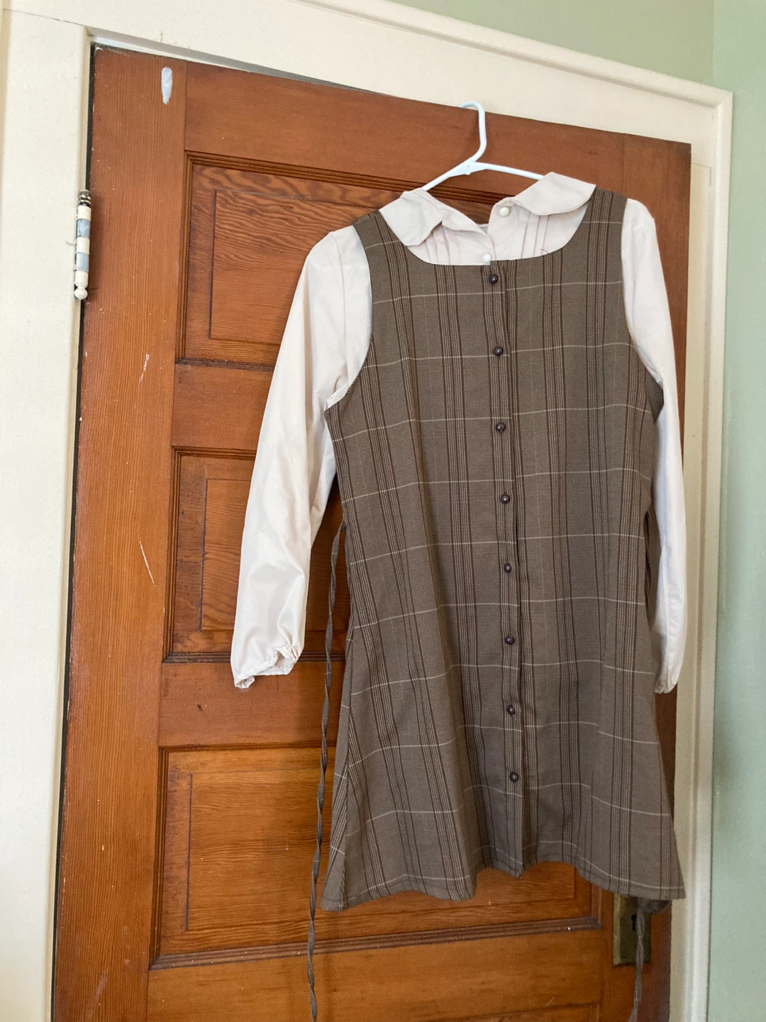 Chase New Design Brown Plaid Dress - photo 2