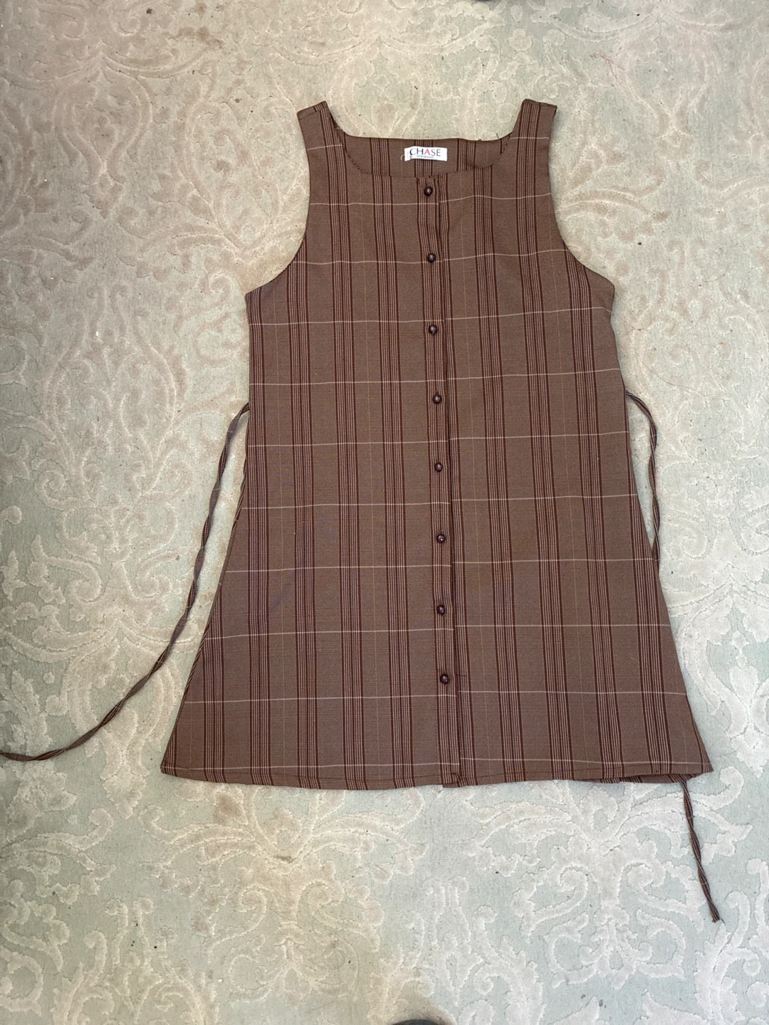 Chase New Design Brown Plaid Dress - photo 3