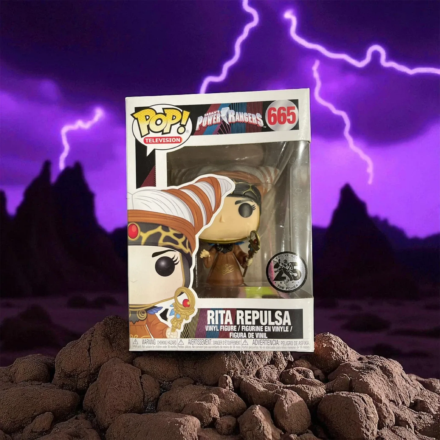 Funko Pop! Power Rangers Rita Repulsa #665 thumbnail