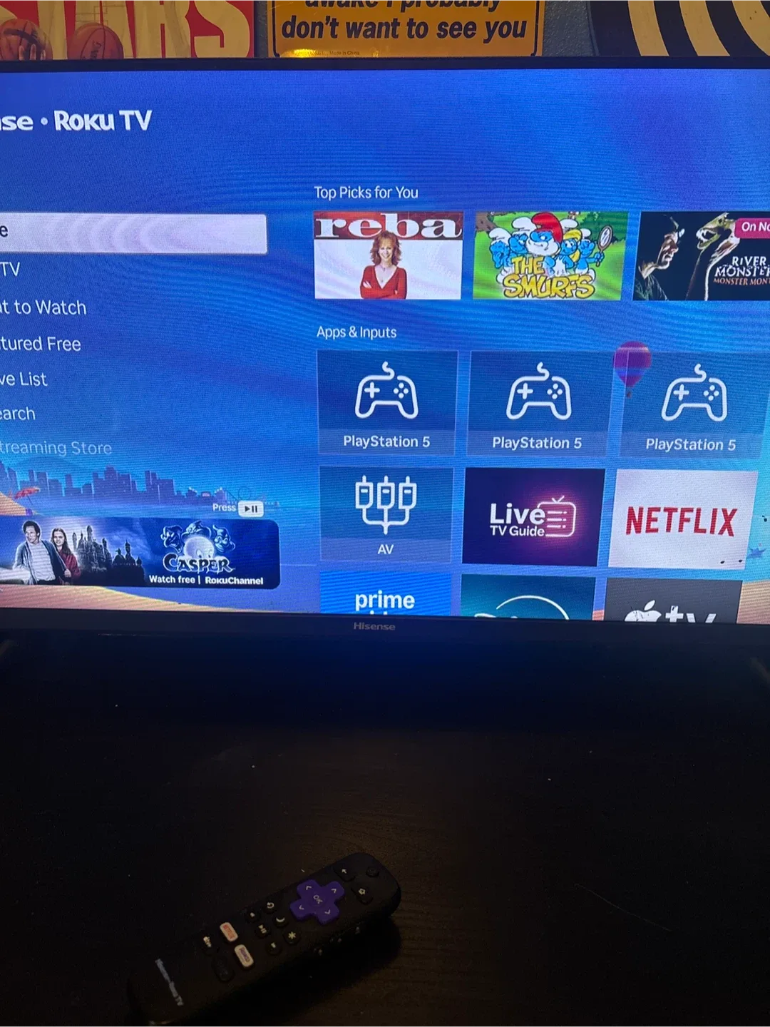 Hisense Roku TV Remote image indicator(2)