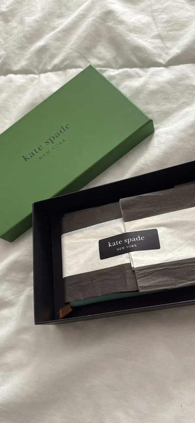 Kate Spade Mint Liquer Zip Around Wallet thumbnail