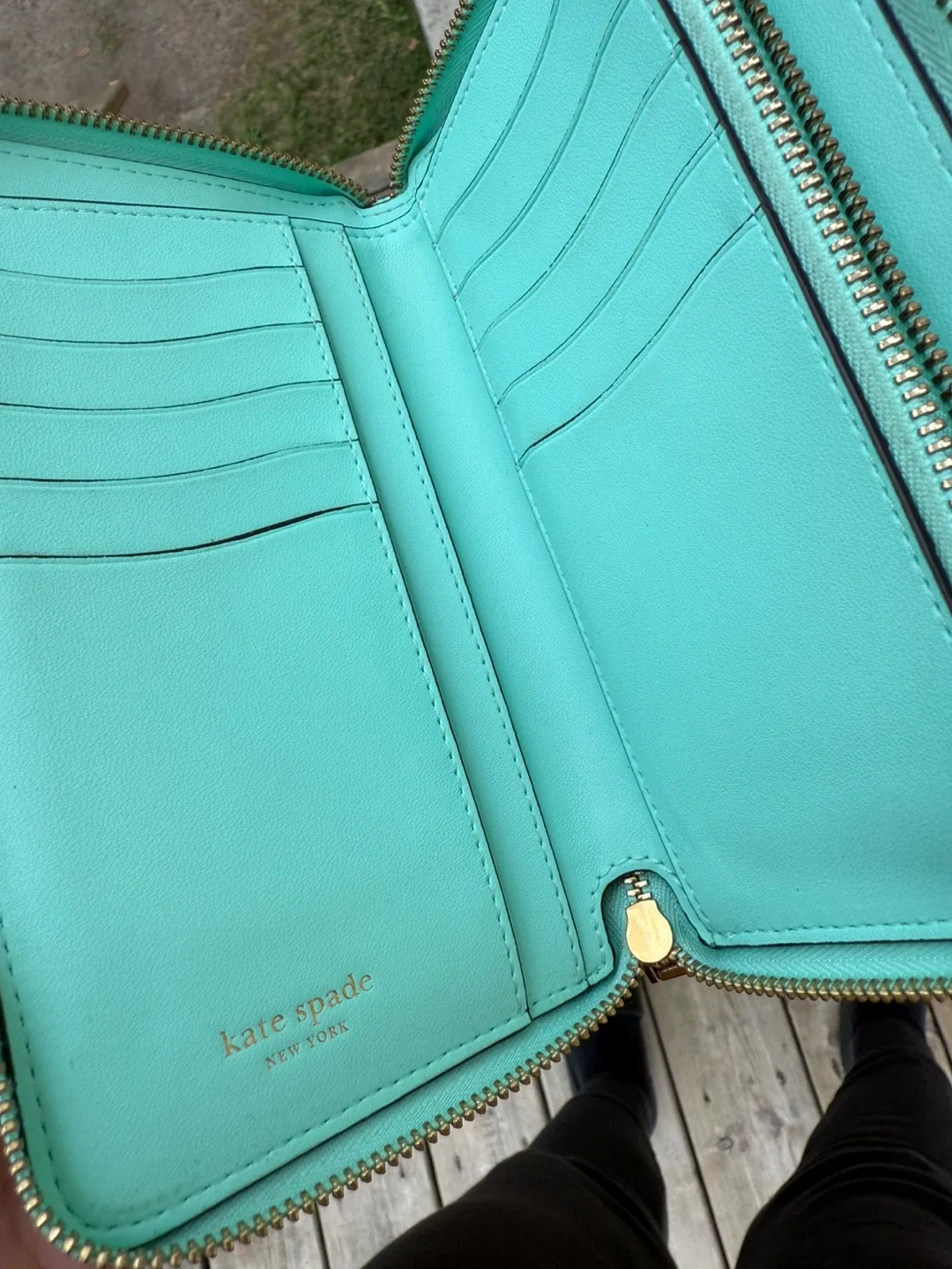Kate Spade Mint Liquer Zip Around Wallet image indicator(5)