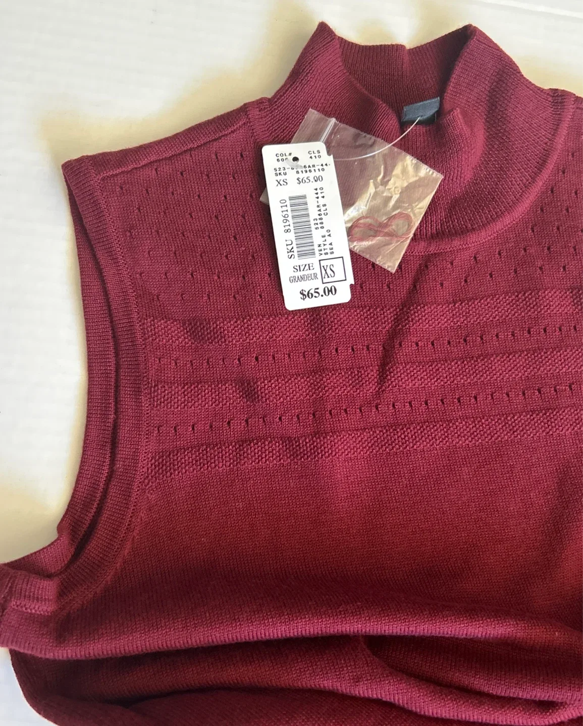 Tribal XS Sleeveless Mock Neck Top image indicator(3)