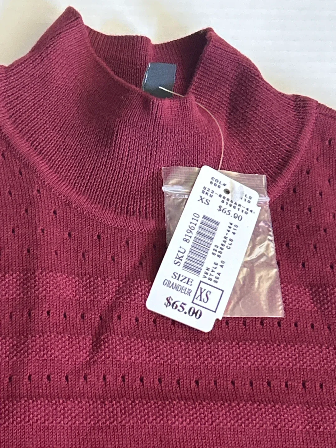 Tribal XS Sleeveless Mock Neck Top image indicator(4)