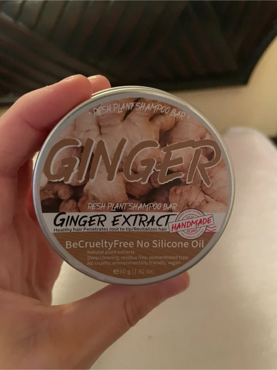 Ginger no residue shampoo bar brand new thumbnail