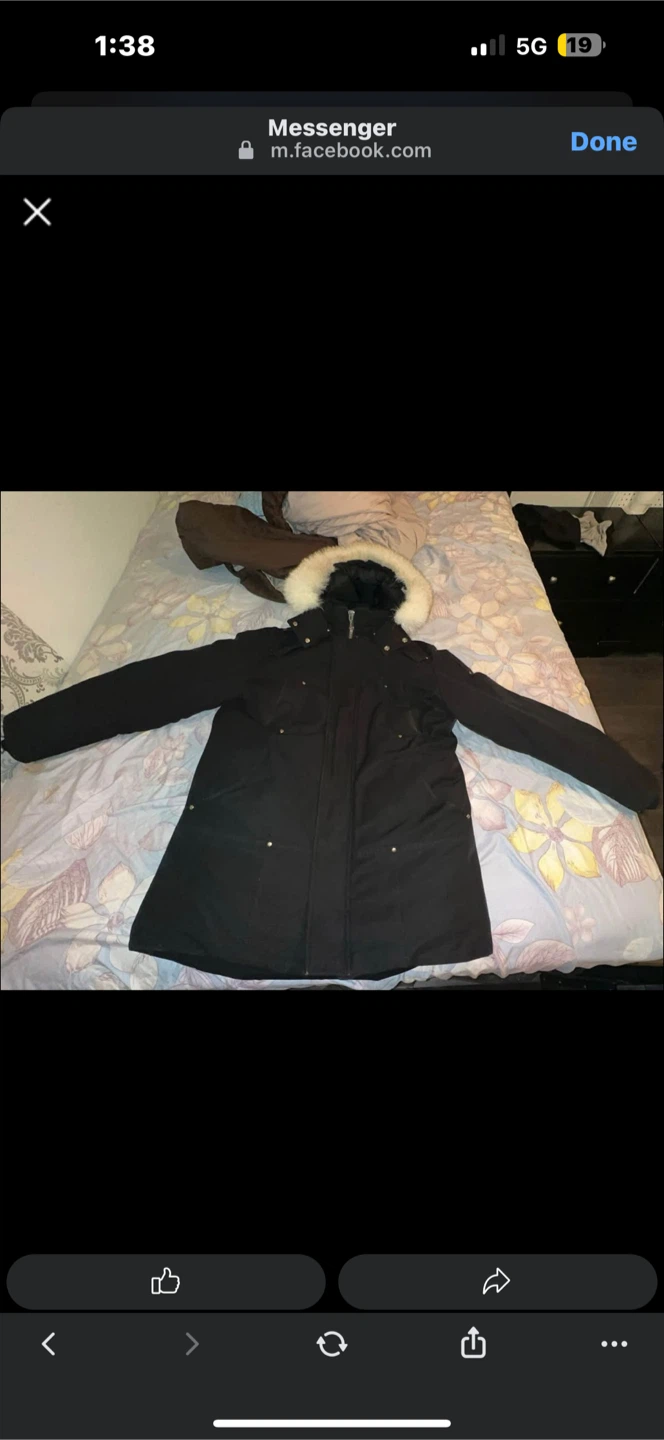Moose Knuckles Black Winter Jacket