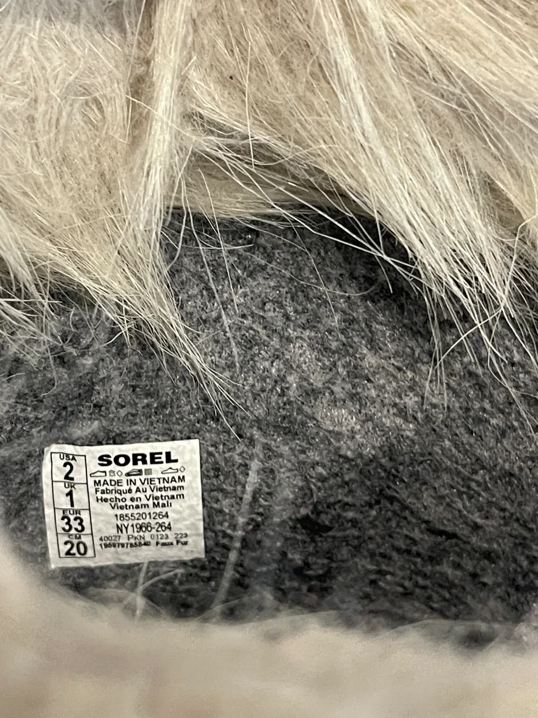 Size 2 Girls Sorel Joan of arc winter boots -Like new image indicator(6)