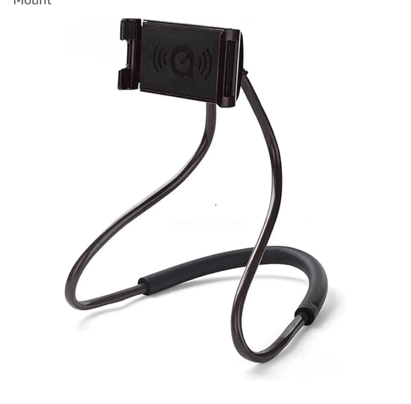 Lazy Neck Phone Holder - Black thumbnail