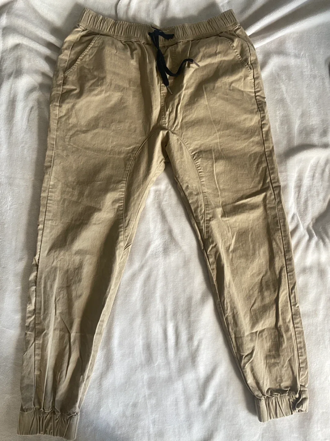Beige Jogger Pants - Size M image indicator(2)