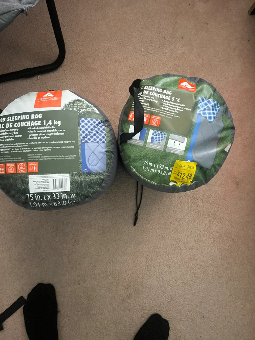 Ozark Trail Sleeping Bag 75 in. L x 33 in. W image indicator(2)